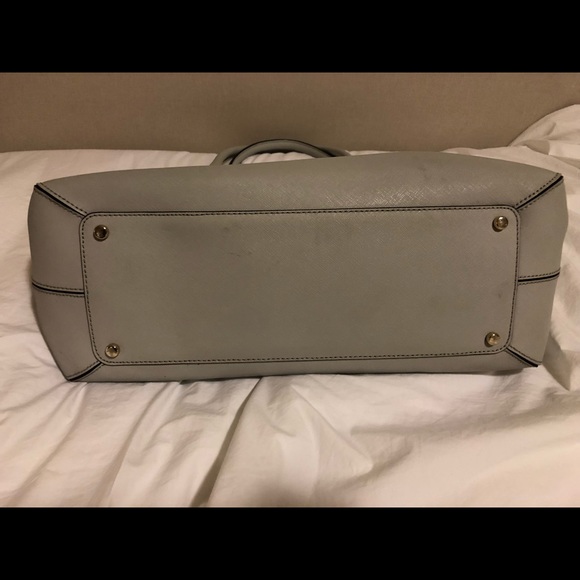 Kate Spade Fog Gray Leather Shoulder Bag - Picture 4 of 7